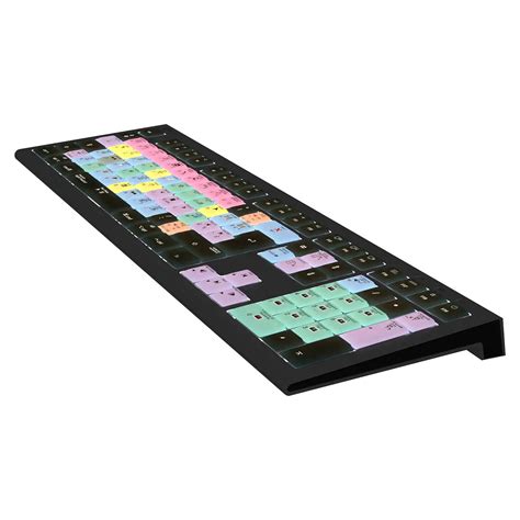 Description : Gros plan sur les touches colorées du clavier Logickeyboard pour Final Cut Pro.