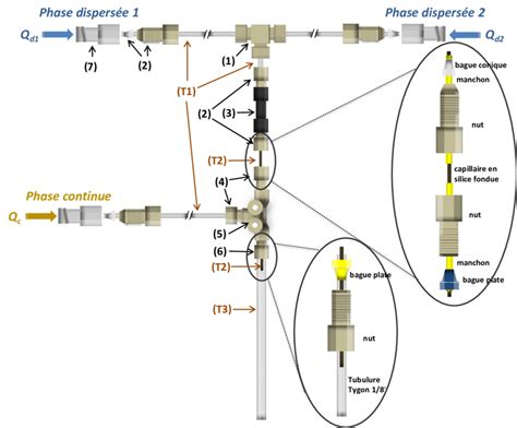 Schéma comparatif des connectiques du XF100 et XF105