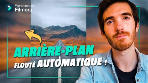 Exemple avant/après d'une vidéo avec un arrière-plan flouté dans Premiere Pro