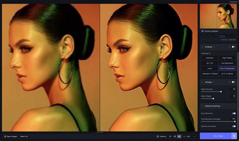 Comparaison avant et après amélioration des masques dans Lightroom