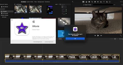 Schéma comparatif des effets disponibles dans iMovie et Final Cut Pro
