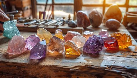 Esquisse d'idées de logo rond avec des éléments rappelant les pierres précieuses et la joaillerie