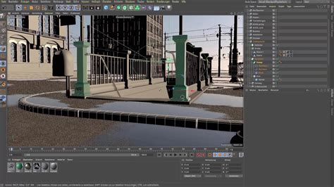 Illustration montrant le glisser-déposer d'un matériau sur un objet Plane dans Cinema 4D