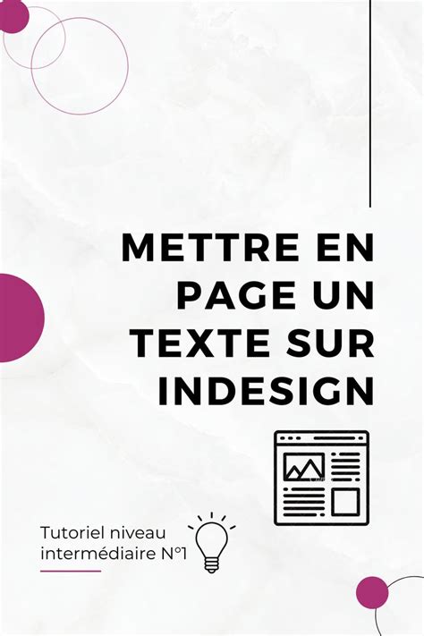 Mise en page InDesign avec le titre principal et le sous-titre ajoutés sur l'image, utilisant la police Karla.