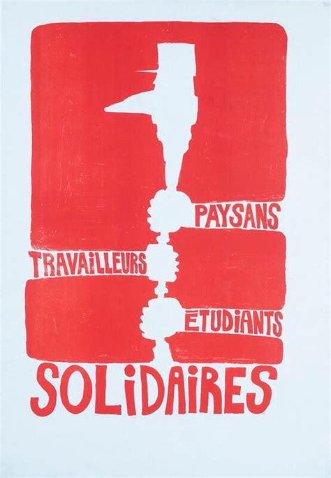 Affiche de l'Atelier Populaire de 1968 représentant un policier anti-émeute avec le sigle 