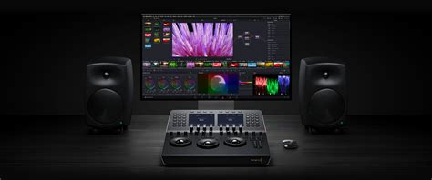 Ensemble de panneaux de contrôle DaVinci Resolve pour le montage et l'étalonnage