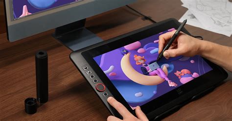 Illustration montrant l'interface de Sketchbook Pro sur une tablette