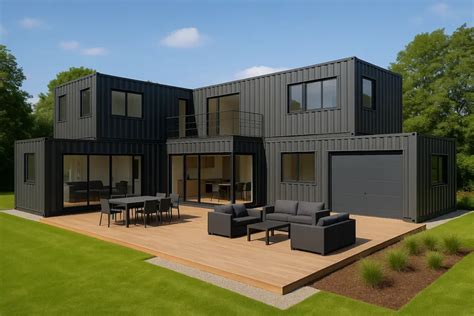 Exemples d'annonces de maisons containers sur Leboncoin mettant en avant des visuels 3D