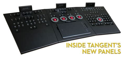 Comparaison visuelle des interfaces des pupitres d'étalonnage Avid Artist Color, Tangent Wave et Tangent Element.