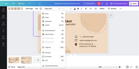 Schéma montrant la sélection de plusieurs éléments et l'option 