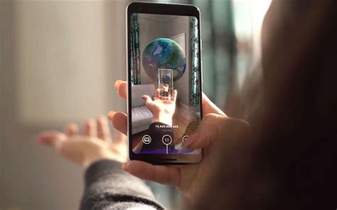 Exemple d'effets de réalité augmentée Instagram.