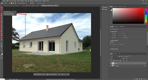 Exemple de sélection manuelle irrégulière avec l'outil lasso