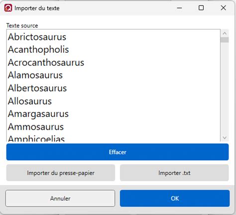 Interface d'Adobe InDesign avec la boîte de dialogue