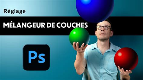 Schéma illustrant l'interface du réglage Mélangeur de couches dans Premiere Pro