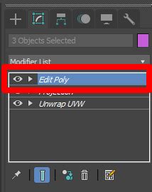 Exemple d'utilisation du modificateur Edit Poly pour modifier une primitive