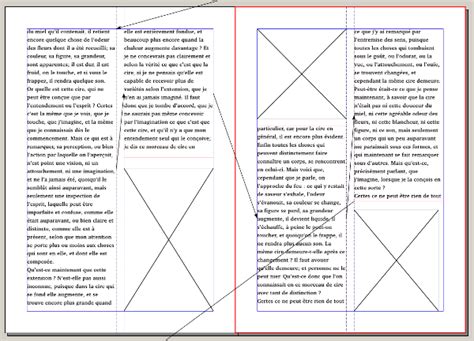 Schéma expliquant la liaison de cadres de texte dans Scribus