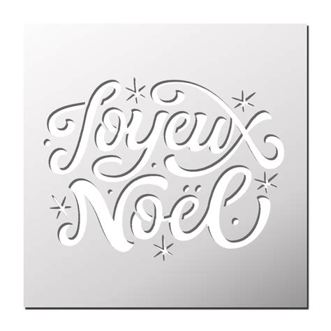 Exemple de matériel pour la carte de Noël : papier cartonné, pochoir et paillettes