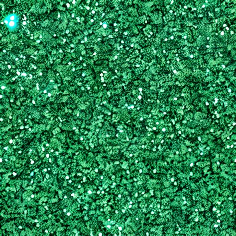 Application des différentes nuances de paillettes vertes sur les branches