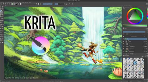 Illustration comparative des interfaces de Krita et Inkscape