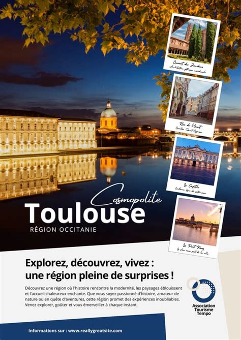 Exemple d'infographie créée avec Canva pour promouvoir une location saisonnière.