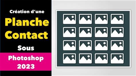 Exemple de planche de contact générée par le plugin ContactSheet.