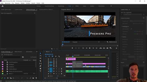 Capture d'écran de l'interface de création de titres dans Adobe Premiere Pro, montrant le panneau Graphiques Essentiels.