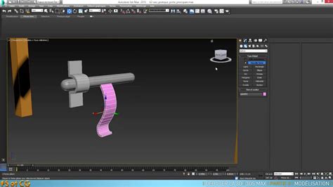 Exemple de skinning d'un bras dans 3ds Max avec le Weight Tool