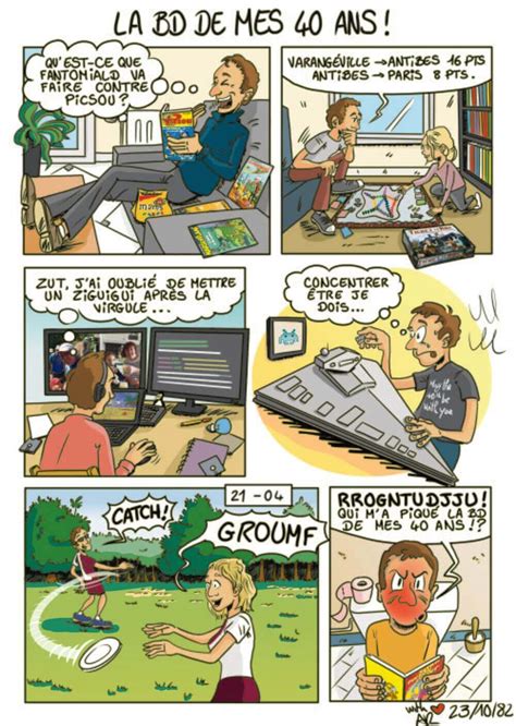 Exemple de planche de bande dessinée créée avec Clip Studio Paint, montrant l'utilisation des outils de cases et de bulles