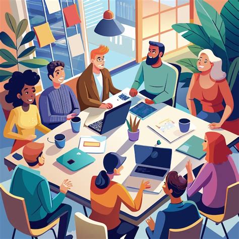 Illustration conceptuelle d'une équipe d'experts en IA travaillant sur des algorithmes complexes.