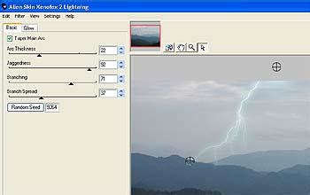 Exemple d'effet drapeau créé avec Alien Skin Xenofex 2